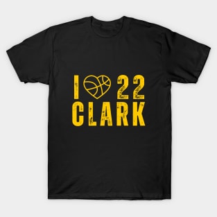 I love 22 clark yellow T-Shirt